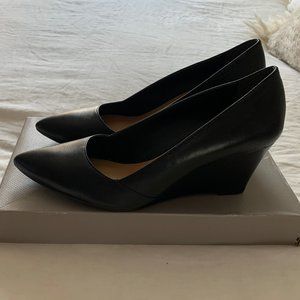 Franco Sarto Black Wedge Heel